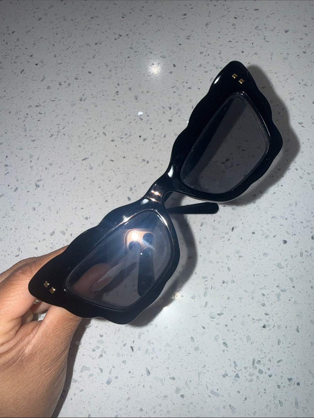 BCBGeneratiom Black Women's Fashion Sunglasses - Bold Cat-Eye Frame